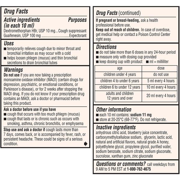 Robitussin Dosage Chart