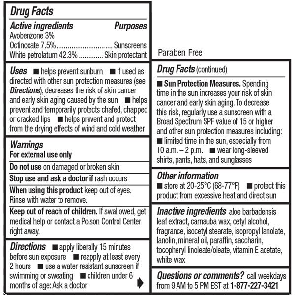 ChapStick Lip Moisturizer Original SPF 15 30.15 oz Sticks HyVee Aisles Online Grocery Shopping