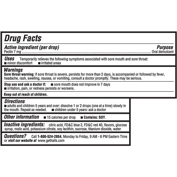 Halls Breezers Cool Berry Pectin Throat Drops HyVee Aisles Online