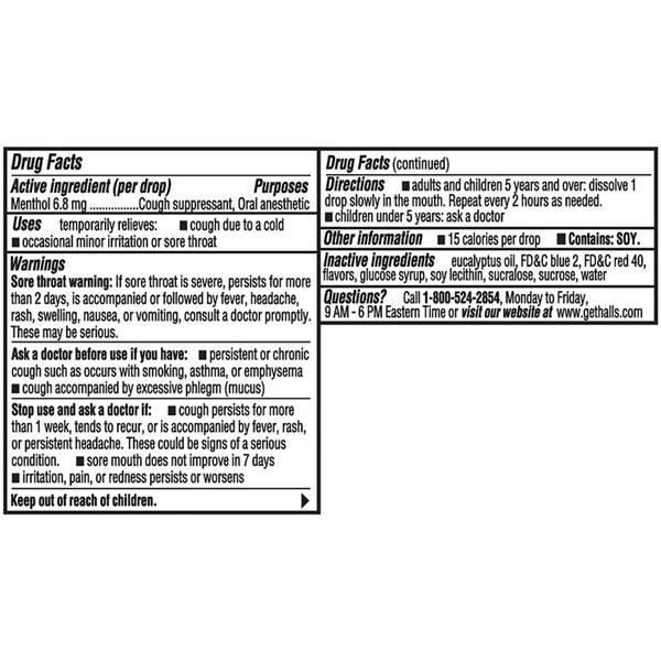 Halls Relief Cherry Cough & Sore Throat Drops HyVee Aisles Online