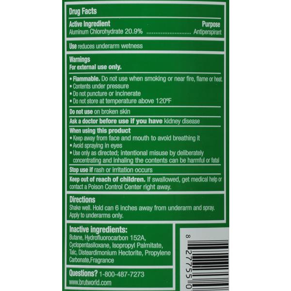 BRUT Classic Scent AntiPerspirant & Deodorant Spray HyVee Aisles Online Grocery Shopping